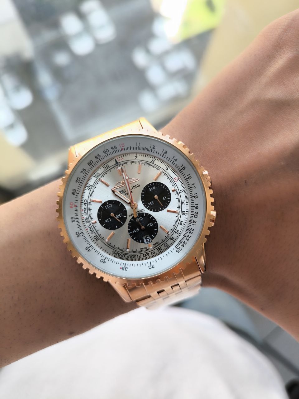 ساعت مردانه فلزی مارک breitling 125013007080