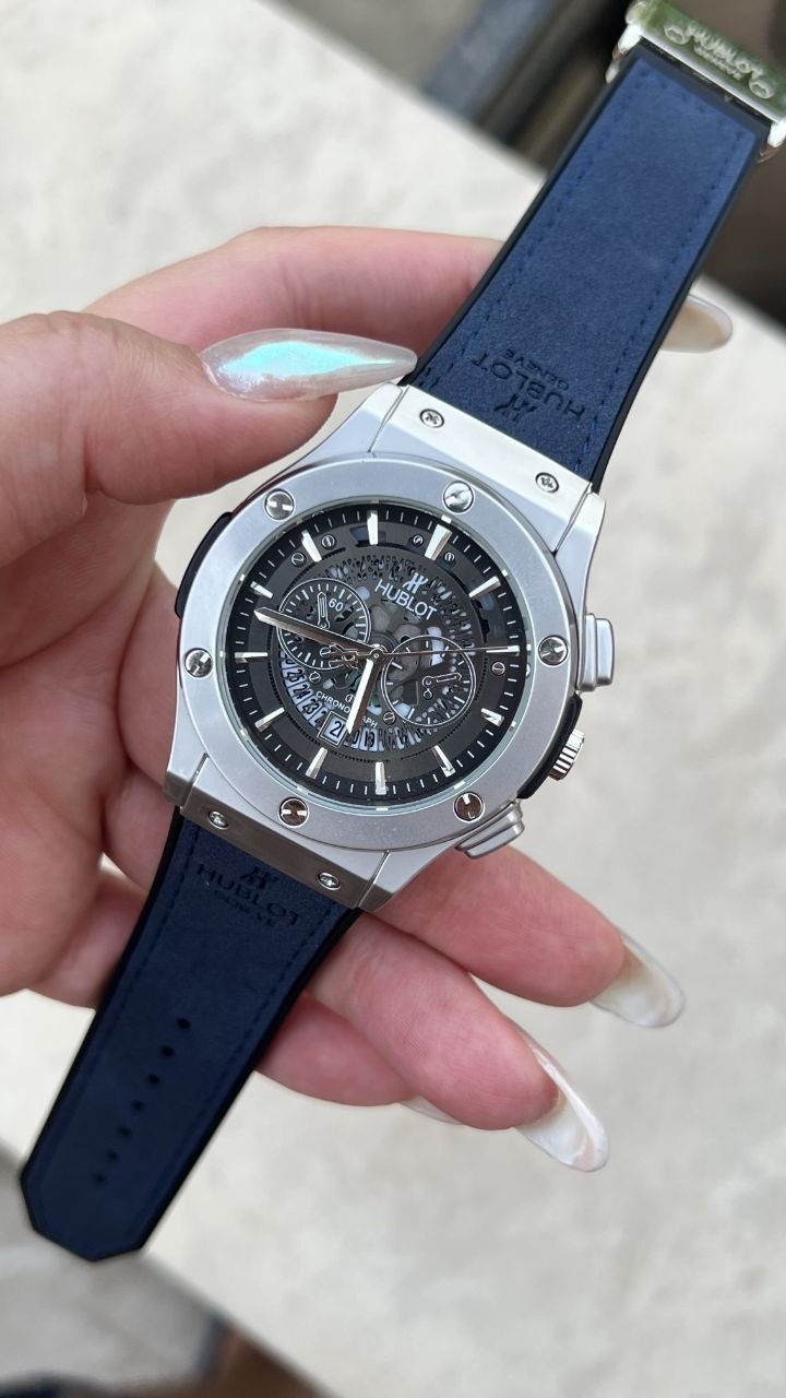 کد 2890 ساعت مردانه هابلوت چرمی اسپرت Hublot