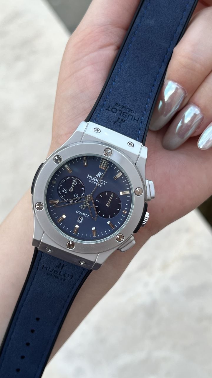کد 2883 ساعت مردانه هابلوت چرمی اسپرت HUBLOT