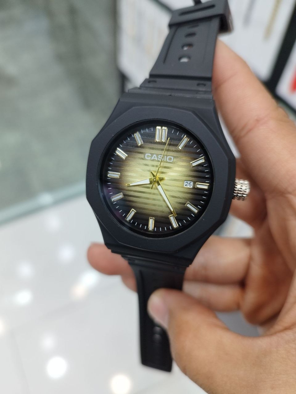 کد 2۷۹۴ ساعت مردانه برند کاسیو CASIO ضد آب ( واشر دار ) پشت پیچ