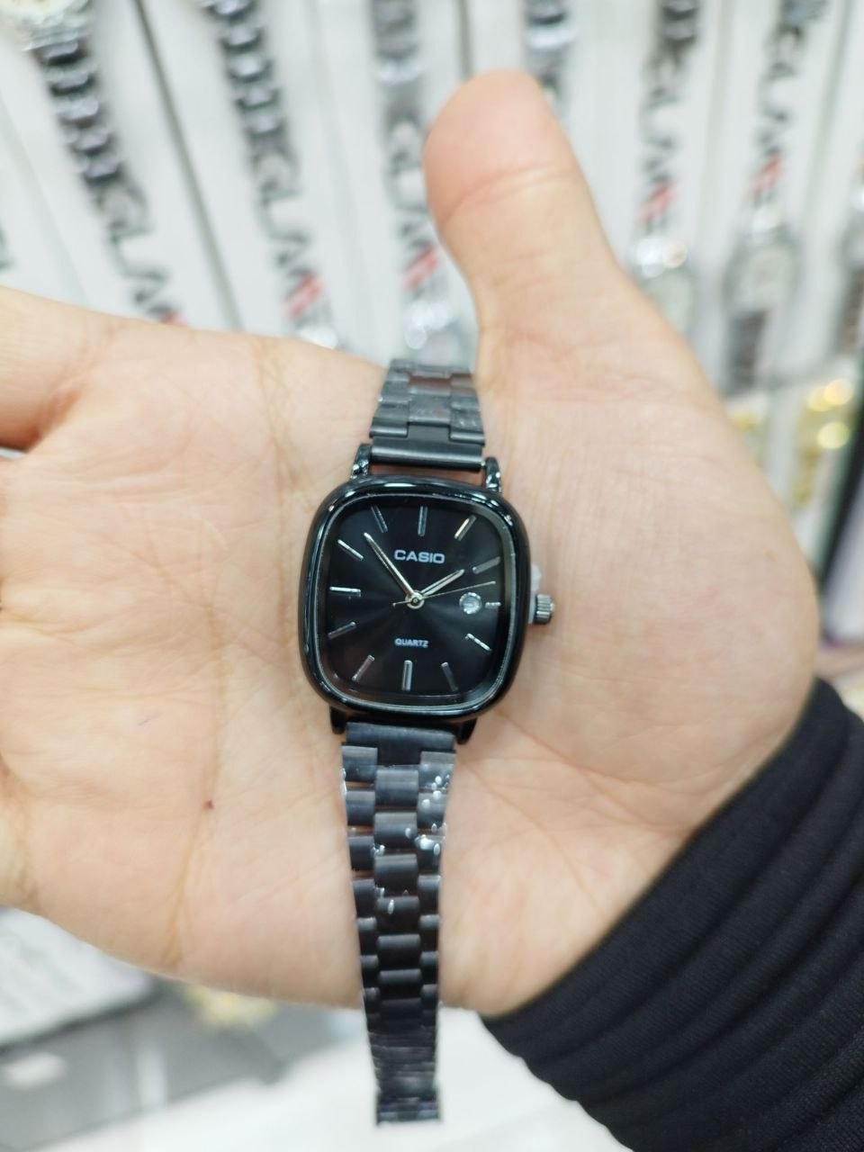 کد 27۸۳ ساعت مردانه کاسیو اولدمانی CASIO  ✅ ضد آب ( واشر دار ) دارای روز شمار قفل ریلی موتور کوارتز