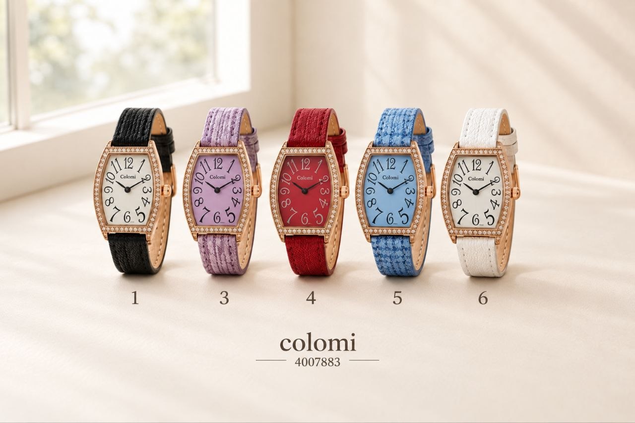 ساعت دخترانه مارک colomi 4007883 بند بافت