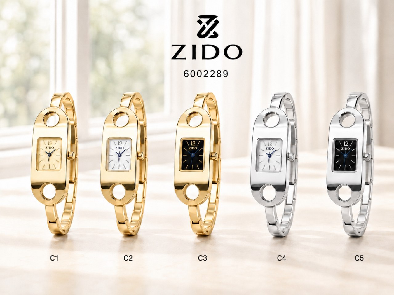 ساعت زنانه النگویی مارک zido 6002289