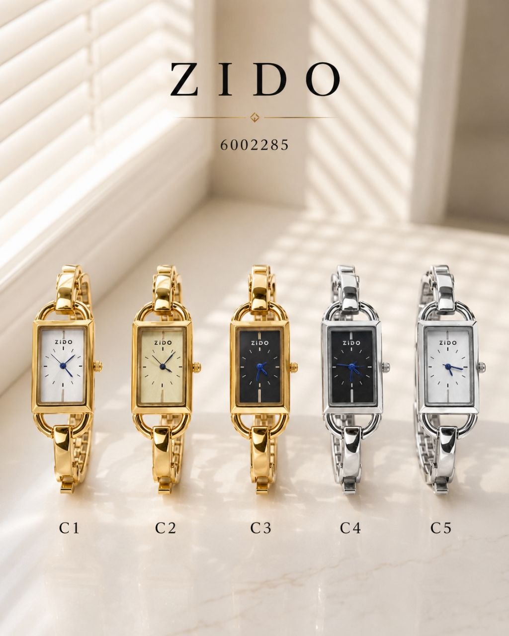 ساعت زنانه النگویی مارک zido 6002285