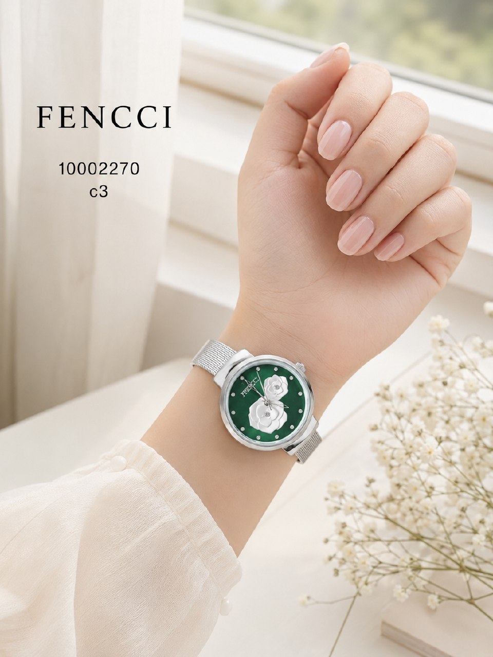 ساعت زنانه مارک FENCCI 10002270 بند فلزی