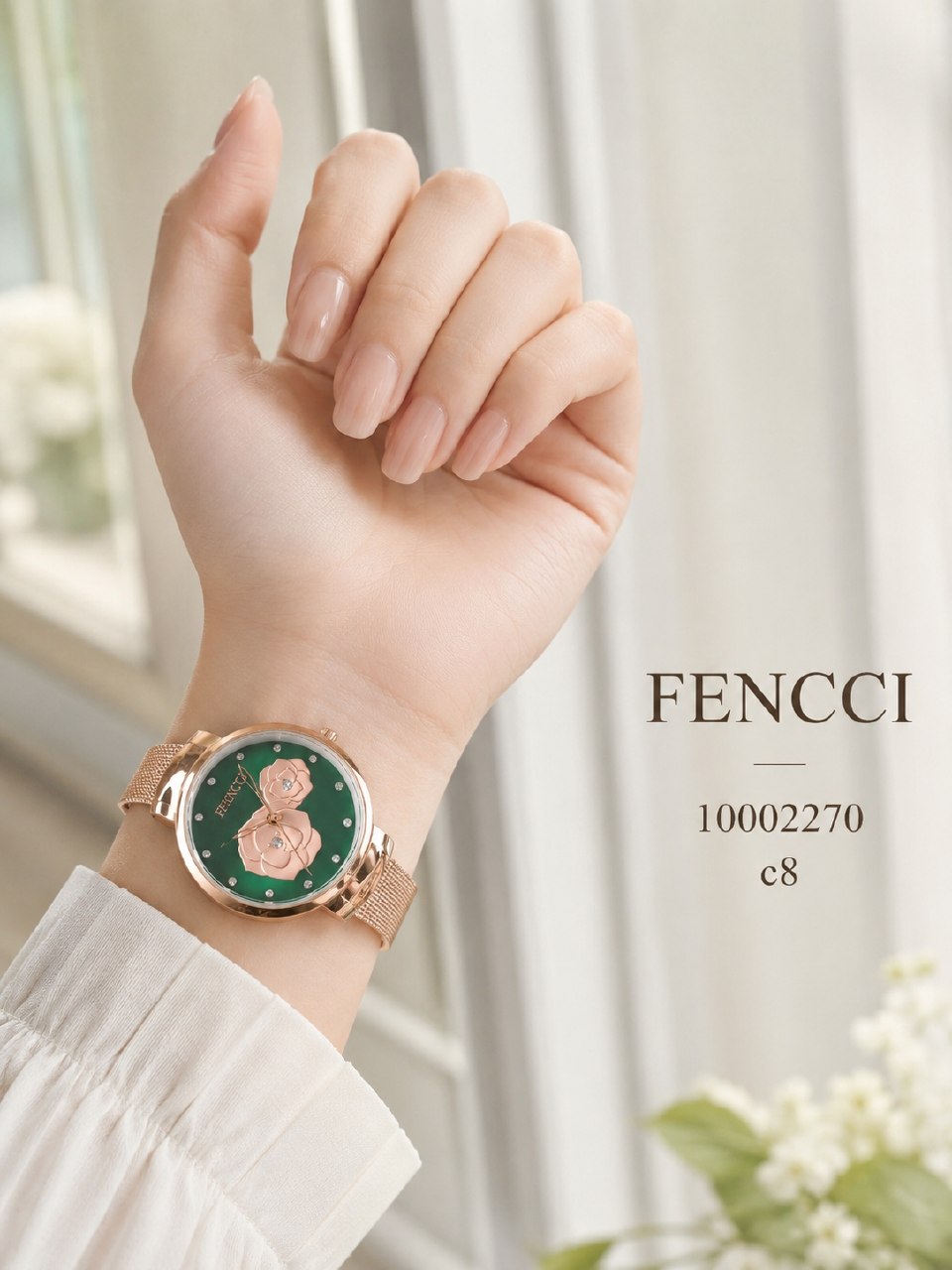 ساعت زنانه مارک FENCCI 10002270 بند فلزی